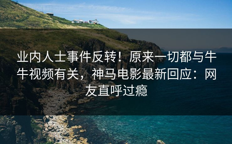 业内人士事件反转！原来一切都与牛牛视频有关，神马电影最新回应：网友直呼过瘾